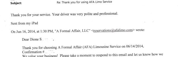 A formal affair limo nc