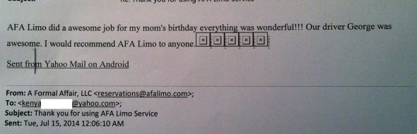 Birthday limousine service greensboro nc