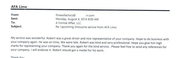 Concert limo service